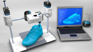 3D printing on sports shoe