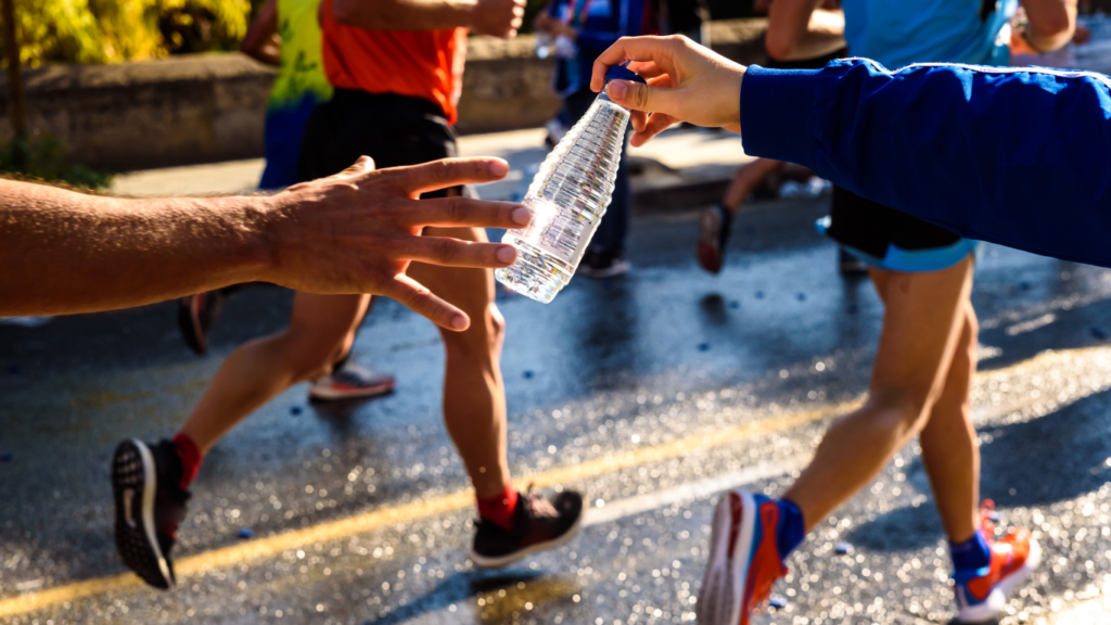 Hydration while running