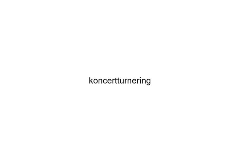 koncertturnering