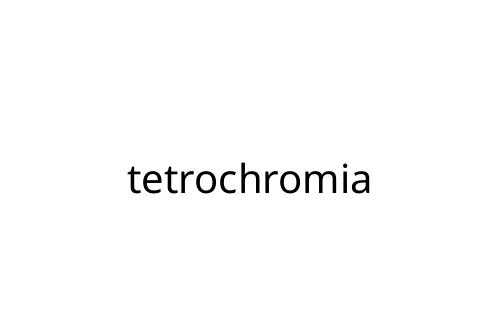 tetrochromia