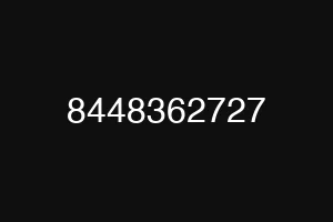 8448362727