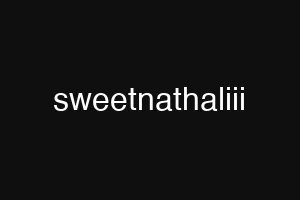 sweetnathaliii
