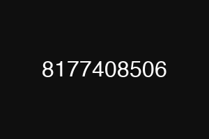 8177408506
