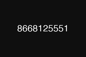 8668125551