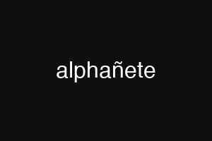 alphañete